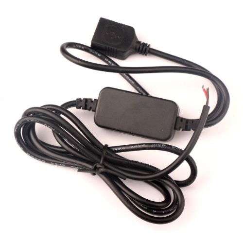 DEOK 12V auf 5V Auto-Ladegerät USB-Kabel Spannungswandler Step Down Converter DC Buck Stromversorgung - 5