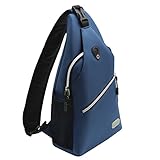 MOSISO Sling Rucksack Brusttasche Schultertasche, Polyester...