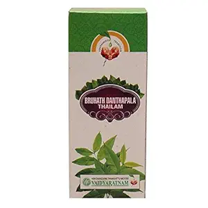 Vaidyaratnam Bruhath Danthapala Thailam (200 Ml) VAIDYARATNAM Bruhath Danthapala Thailam, 200 ml