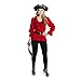 Produktbild PARTY DISCOUNT NEU Damen-Bluse Piratin, mit Rüschen, rot, Gr. 52