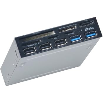 5.25'' PC Front Panel Dashboard Media USB 3.0 Hub Audio eSATA SATA Card Reader 5.25'' PC Front Panel Dashboard Media USB 3.0 Hub Audio eSATA SATA Card Reader