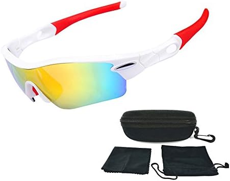 Cycling Sunglasses,Polarized Sports Sunglasses UV400 Anti-fog Flexible For Men Women Kids Stylish