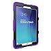Produktbild Outdoor Hülle für Samsung Galaxy Tab E T560 Cover 9.6 Zoll 3in1 Stoßfest Hybrid SM-T560 Hardcase und weiche Silikon Schutzhülle Tasche Case (Lila)