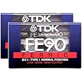 TDK FE90 Ferric Audio Cassette Normal Low Noise (2-Pack)