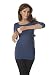 Purpless Maternity Lovely 2in1 Maternity And Nursing 3/4 Sleeved Wrap Top 7035 Variety Of Colours