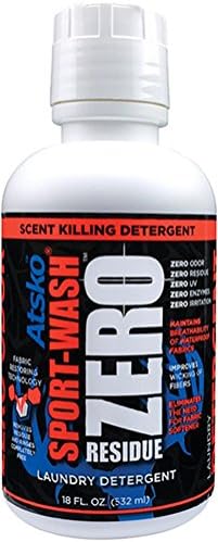 Atsko1338Z Zero Sport-Wash Laundry Detergent 18 fl oz bottle, Black