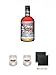 Produktbild Don Papa Philippinen Rum 0,7 Liter + Don Papa Rum Glas 1 Stück + Don Papa Rum Glas 1 Stück + Schiefer Glasuntersetzer eckig ca. 9,5 cm Ø 2 Stück