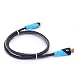 Produktbild Cyond HDMI-Kabel, Stecker auf Stecker, vergoldete HDMI-Version 1.4 3D, 1080p für Samsung-Tablet, Apple MacBook Air/Pro-Gewebekabellänge 2M