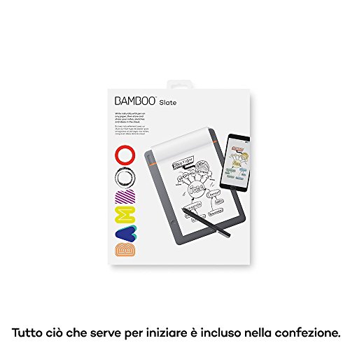 Wacom CDS-610S Slate, Taglia A5, Grigio Medio
