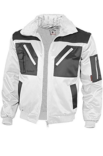 Preisvergleich Produktbild Qualitex - Pilotenjacke 4 in 1, Weiß / Grau , 2XL