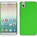 Price comparison product image PhoneNatic Hardcase compatible with Huawei Honor 7i - rubberized green Cover + protective foils