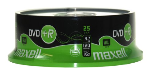 Maxell DVD+R 4.7GB 16X 25er Spindel