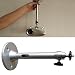 Produktbild Projektorhalterung, Metall Deckenhalterung für LCD DLP Projektor Camcorder, 360 Grad drehbarer Kopf, Universalhalterung, silber