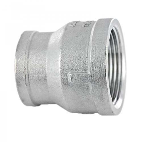 KI Edelstahl Reduziermuffe Muffe red. V4A Gewindefitting 3/4″ x 1/2″ - 2