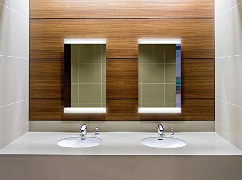 Novela – LED Badspiegel mit Beleuchtung – (B) 40 cm x (H) 70 cm - 2