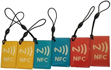 6 pack Cards NFC tags NTAG213 Cards Keyfobs Fully programmable, and works with Android, Samsung Galaxy S7, S6, S5, S4, S3, Nexus 5, HTC, and All Other NFC Enabled Devices (Card)