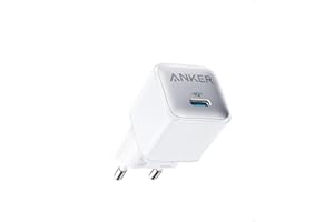 ‎ANKER Anker Nano ładowarka USB C, 20 W, PIQ 3.0, kompaktowy zasilacz USB C, do iPhone 16/15/14/13/12, Pixel 4/3, iPad/iPad mini (bez kabla do ładowania)