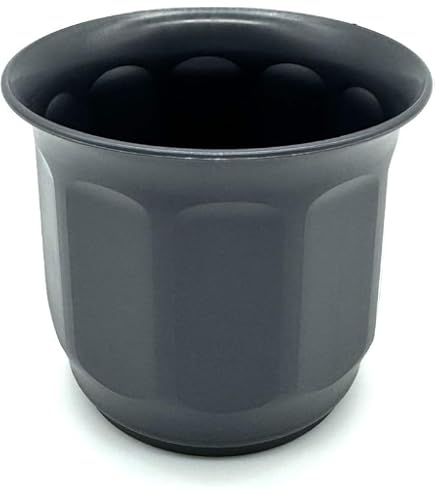 Sottovaso Per Vaso Da Fiori Sottovaso Semicerchio Omnia In Polipropilene Color Grigio Fumo H 4 2 X L 17 5 X P 35 Cm 85325302