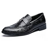 Stilvolle und bequeme Slipper---- Oxford-Schuh für Männer Herren Prince Classic Modern Oxford Wingtip Lace Dress Schuhe Herren Original Oxford Schuh Cap-Toe Schnür-Oxford Oxford-Lederschuhe für Herren Formale schnüren sich oben moderne Schuhe Mode-Turnschuhe Captoe Oxford Schuh Gepolsterter Kragenstiefel Slipper-Slipper Lässige Schnürschuhe Oxford-Schuhe aus Wildleder für Herren