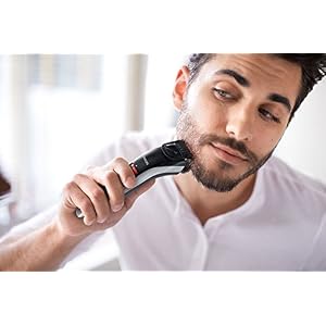 Philips Series 3000 Beard & Stubble Trimmer with Titanium Blades - QT4013/23 - Image 2