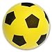 Produktbild 20cm Soft Schaumstoff-Ball, in Fußball-Größe, für Wohnung und Draußen, gelb