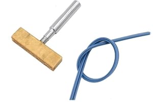 FUBESK Kit de soldador, soldador T punta T-head con cable de goma Prensa caliente para reparación de pantalla LCD