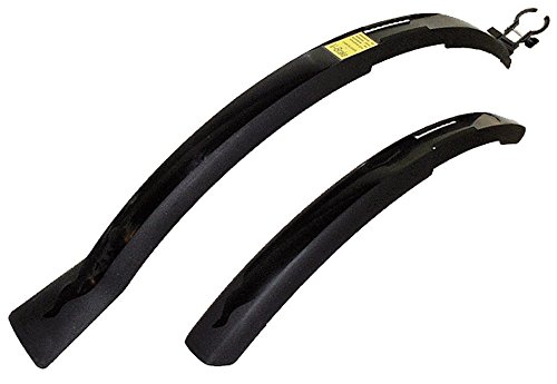 M-Wave Clips Guardabarros MTB, Unisex Adulto, Negro, 26-29 Pulgadas