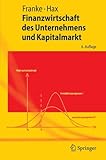 Image de Finanzwirtschaft des Unternehmens und Kapitalmarkt (Springer-Lehrbuch)