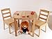 Produktbild Kinder-Möbel-Set 8018 - Tisch / Stühle - Kindergarten-Möbel Massivholz - robust