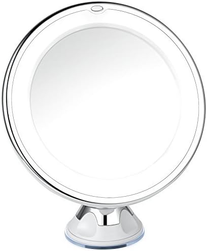 Charmax 7x Magnifying Lighted Makeup Mirror (Round)