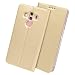 Produktbild Huawei Mate 10 Pro Hülle, CE-Link Lederhülle Ledertasche Schutzhülle Premium PU Leder Flip Wallet Case Innere Weiche Silikon Handy Tasche Schale Etui mit Kartenfach Standfunktion Protective Cover Schutz für Huawei Mate 10 Pro Handyhülle - Luxus Gold