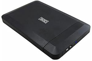 3GO HDD25BK315 - Caja Externa para Disco Duro de 2.5", SATA, USB 3.0, Color Negro