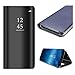 Produktbild G-Hawk Huawei Mate 20 Pro Schutz Hülle, Mirror Case Translucent Flip Voller Schutz Electroplated Plating Stand [Intelligente Dormancy & Awakening/Anrufer-ID-Anzeige/Uhr Anzeigen]