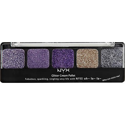 NYX Glitter Cream Palette - Royal Violets