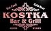 Produktbild u24232-r KOSTKA Family Name Bar & Grill Home Beer Food Neon Sign Barlicht Neonlicht Lichtwerbung