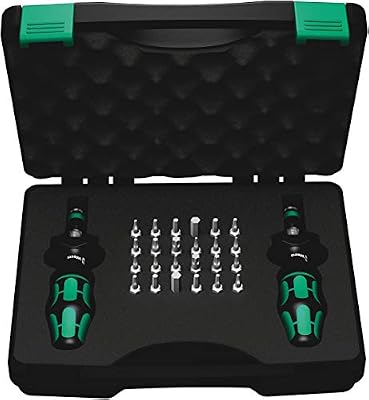 Wera 7440/41 05074738001 Jeu de tournevis dynamométriques Kraftform 0,3-3,0 Nm 26 pièces