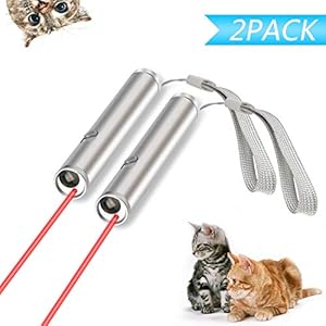 Xpassion Juguetes de Gatos, Gato Captura Juguetes de Entrenamiento Incluyendo Bateria(2 Unidades)