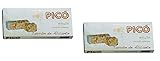 Turrones Pico Picó - Pack incluye 2 Turron Alicante - Turron duro crujiente de Almendra - Calidad Suprema - 200gr (Sin Gluten)