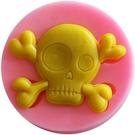 Hahuha Silicone Halloween Cake Decorating Mold Ghost Skull Muffin Pudding Mould