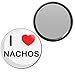 I Love Nachos - 77mm Round Compact Mirror