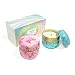 Produktbild LA BELLEFÉE Duftkerzen Soja Kerze Aromatherapie Geschenkset Aroma Kerzen Kerze Bluebell und Kirschblüten Duft für Hochzeiten, Partys, Heimdeko 2 Packungen
