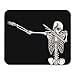 Produktbild HOTNING Gaming Mauspad Skeleton of Human Dancing Dab on Perform Dabbing Move Gesture Posing 11.8"x 9.8" Decor Office Computer Accessories Nonslip Rubber Backing Mousepad Mouse Mat