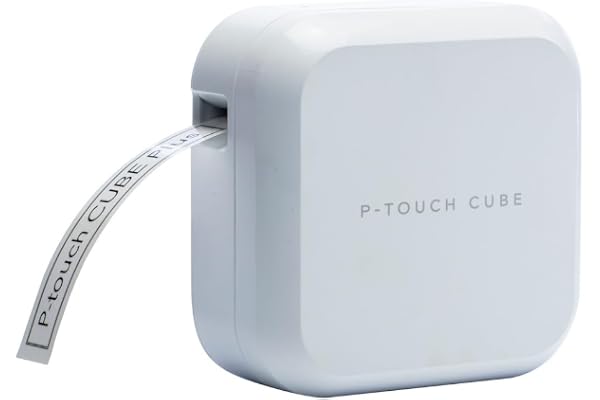 Brother PT-P710BTH imprimante d’étiquettes rechargeable Bluetooth, P-touch Cube Plus jusqu'à 24 mm, Noir, Normal