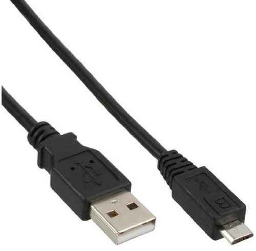 InLine Micro-USB 2.0 Kabel - USB-A Stecker an Micro-B Stecker - schwarz - 3m, 31730