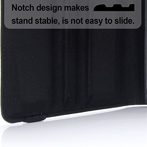 iPad 2/3/4 Hülle, RC iPad 2 3 4 360 drehende Smart Hülle PU Leder Abdeckung Gehäusedeckel für Apple iPad 2 3 4 (Schwarz) - 9