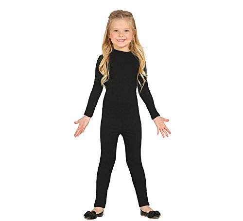Fiestas Guirca- Tuta Elasticizzata Calzamaglia, Colore Nero, 9-12 Anni, 82803