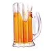 Produktbild Matratze - Luftmatratze - BIERKRUG - Bier - Bierglas - für absoluten Badespaß ! . Größe aufgeblasen: ca. 180 x 145 cm Badespaß