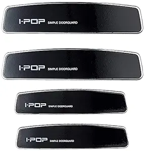 CARIZO I-POP Car Door Scratch Guard/Protector Black and Chrome Compatible with Mahindra XUV 700