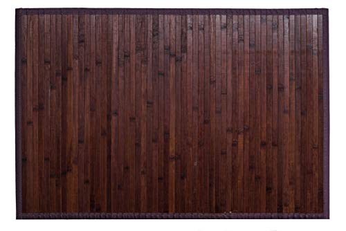 Clara Vidal Bertha Hogar - Alfombra Bambú Kanda, 170x240 cm, nogal