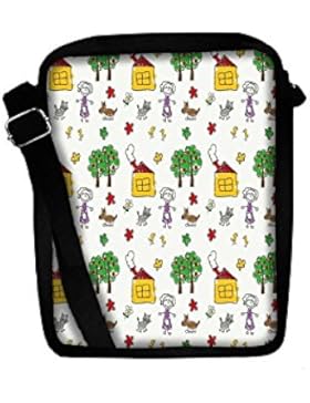 Snoogg , Damen Umhängetasche mehrfarbig multi